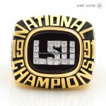 1991 LSU Tigers National Championship Ring/Pendant(Premium)